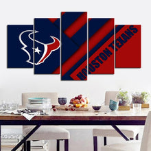 Load image into Gallery viewer, Houston Texans Cut Sign Canvas