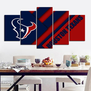 Houston Texans Cut Sign Canvas