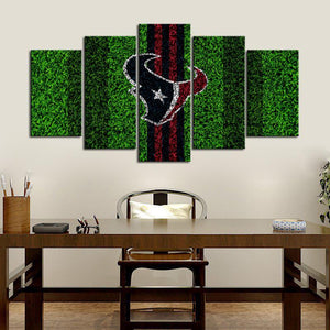 Houston Texans Green Field Canvas