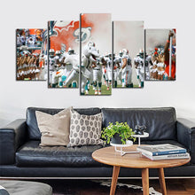 Load image into Gallery viewer, Miami Dolphins Rocking Team Canvas