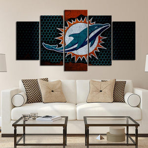 Miami Dolphins Steal Look Canvas