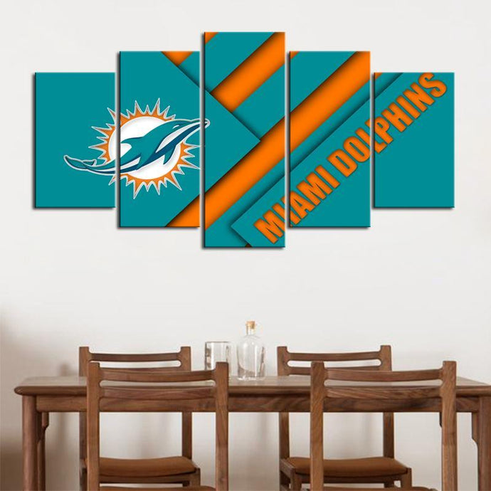 Miami Dolphins New Style Canvas