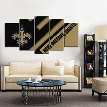 Load image into Gallery viewer, New Orleans Saints Abstraction Design Wall Canvas