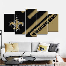 Load image into Gallery viewer, New Orleans Saints Abstraction Design Wall Canvas