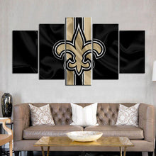 Load image into Gallery viewer, New Orleans Saints Flag Style Wall Canvas 1