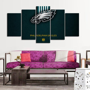 Philadelphia Eagles Leather Look Wall Canvas