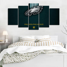 Load image into Gallery viewer, Philadelphia Eagles Leather Look Wall Canvas