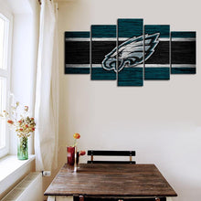 Load image into Gallery viewer, Philadelphia Eagles Wooden Look Wall Canvas 1