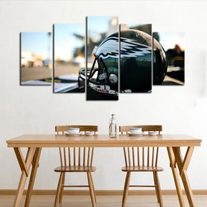 Philadelphia Eagles Helmet Style Wall Canvas