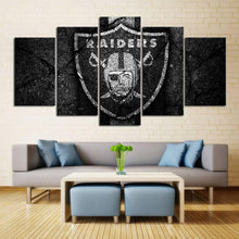 Load image into Gallery viewer, Las Vegas Raiders Rock Style Wall Canvas 1