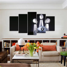 Load image into Gallery viewer, Las Vegas Raiders Super Bowl Champion Wall Canvas