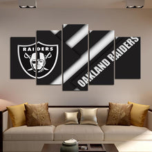 Load image into Gallery viewer, Las Vegas Raiders Cutting Style Wall Canvas