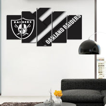 Load image into Gallery viewer, Las Vegas Raiders Cutting Style Wall Canvas