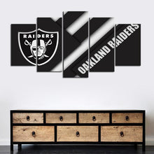 Load image into Gallery viewer, Las Vegas Raiders Cutting Style Wall Canvas
