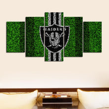 Load image into Gallery viewer, Las Vegas Raiders Grassy Wall Canvas