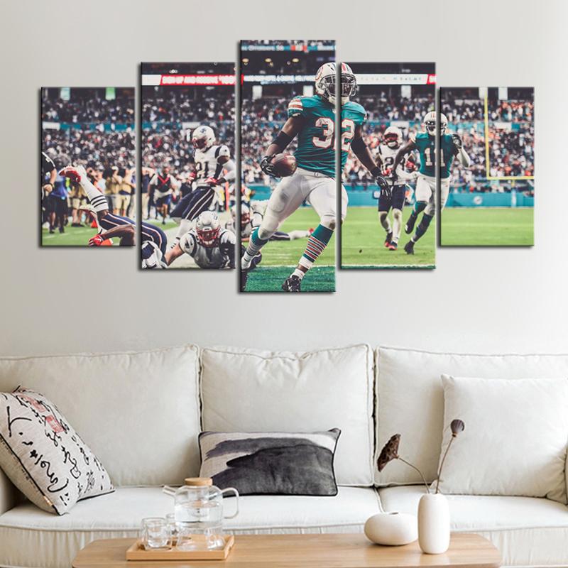 Miami Dolphins Miracle Canvas