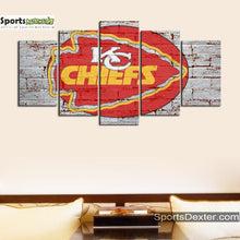 Load image into Gallery viewer, Kansas City Chiefs Old Street Wall Canvas 1