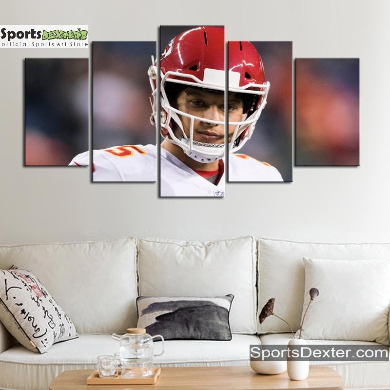 Patrick Mahomes Kansas City Chiefs Wall Canvas 1