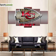 Load image into Gallery viewer, Kansas City Chiefs Matrix Style Wall Canvas