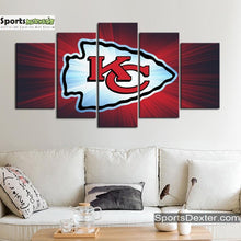 Load image into Gallery viewer, Kansas City Chiefs Wall Art Canvas 1