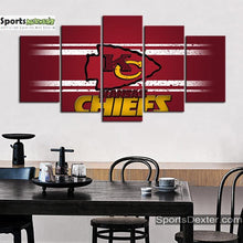 Load image into Gallery viewer, Kansas City Chiefs Red Cross Wall Canvas