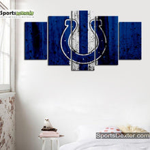 Load image into Gallery viewer, Indianapolis Colts Rough Look Wall Canvas 1
