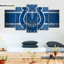 Load image into Gallery viewer, Indianapolis Colts Snowy Look Wall Canvas 1