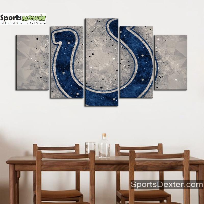 Indianapolis Colts Techy Look Wall Canvas