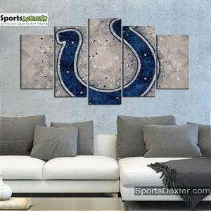 Indianapolis Colts Techy Look Wall Canvas