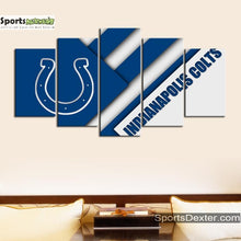Load image into Gallery viewer, Indianapolis Colts Cut Style Wall Canvas