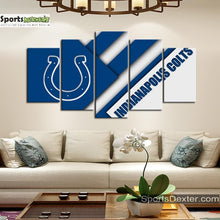 Load image into Gallery viewer, Indianapolis Colts Cut Style Wall Canvas