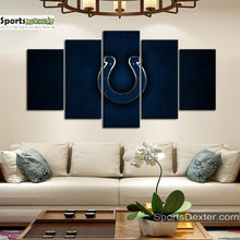 Load image into Gallery viewer, Indianapolis Colts Matrix Dot Wall Canvas