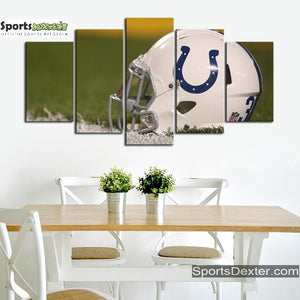 Indianapolis Colts Helmet Wall Canvas