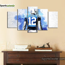 Load image into Gallery viewer, Andrew Luck Indianapolis Colts Wall Art Canvas 1