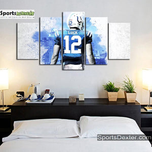 Andrew Luck Indianapolis Colts Wall Art Canvas 1