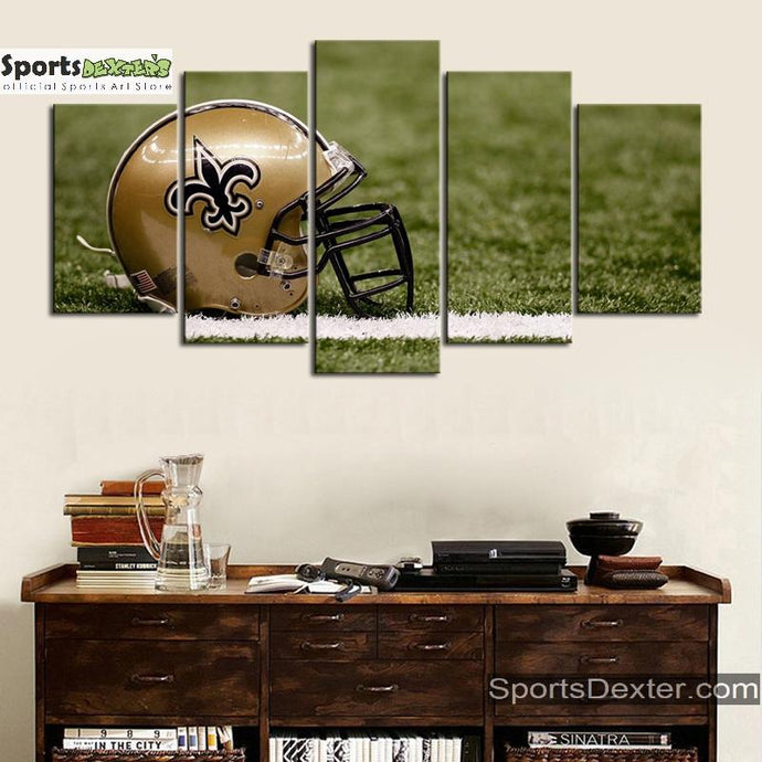 New Orleans Saints Helmet Wall Canvas