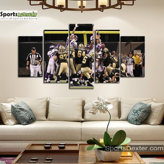 Garrett Hartley Kicks New Orleans Saints Wall Canvas 1