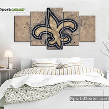 Load image into Gallery viewer, New Orleans Saints Techy Look Wall Canvas