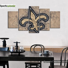 Load image into Gallery viewer, New Orleans Saints Techy Look Wall Canvas