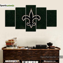 Load image into Gallery viewer, New Orleans Saints Grassy Look Wall Canvas 1
