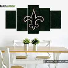 Load image into Gallery viewer, New Orleans Saints Grassy Look Wall Canvas 1