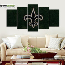 Load image into Gallery viewer, New Orleans Saints Grassy Look Wall Canvas 1