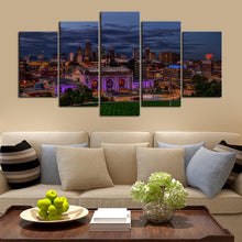 Load image into Gallery viewer, Union Station Night Scene Kansas City Canvas