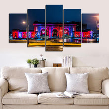 Load image into Gallery viewer, Union Station Kansas City  In Night Canvas
