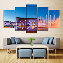 Load image into Gallery viewer, Union Station Kansas City Evening View Canvas