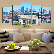 Load image into Gallery viewer, Union Station Kansas City Down Town Day Canvas