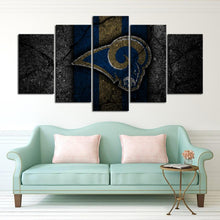 Load image into Gallery viewer, Los Angeles Rams Rock Style Wall Canvas