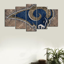 Load image into Gallery viewer, Los Angeles Rams Artistic Wall Canvas