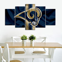 Load image into Gallery viewer, Los Angeles Rams Flag Look Wall Canvas