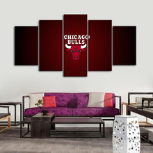 Load image into Gallery viewer, Chicago Bulls Sleek Red Canvas